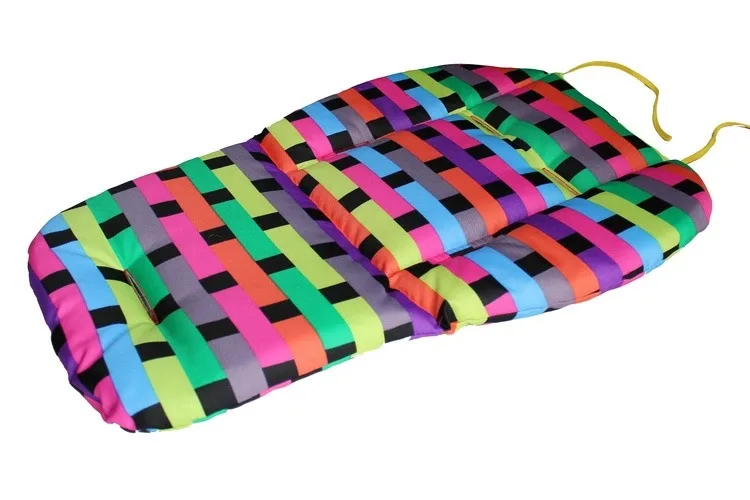 Cojín para asiento trasero de silla de comedor para bebé, cojín Universal para asiento de algodón, accesorios bonitos para asiento de cochecito de bebé - imagen 5