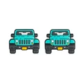 10pcs Turquoise