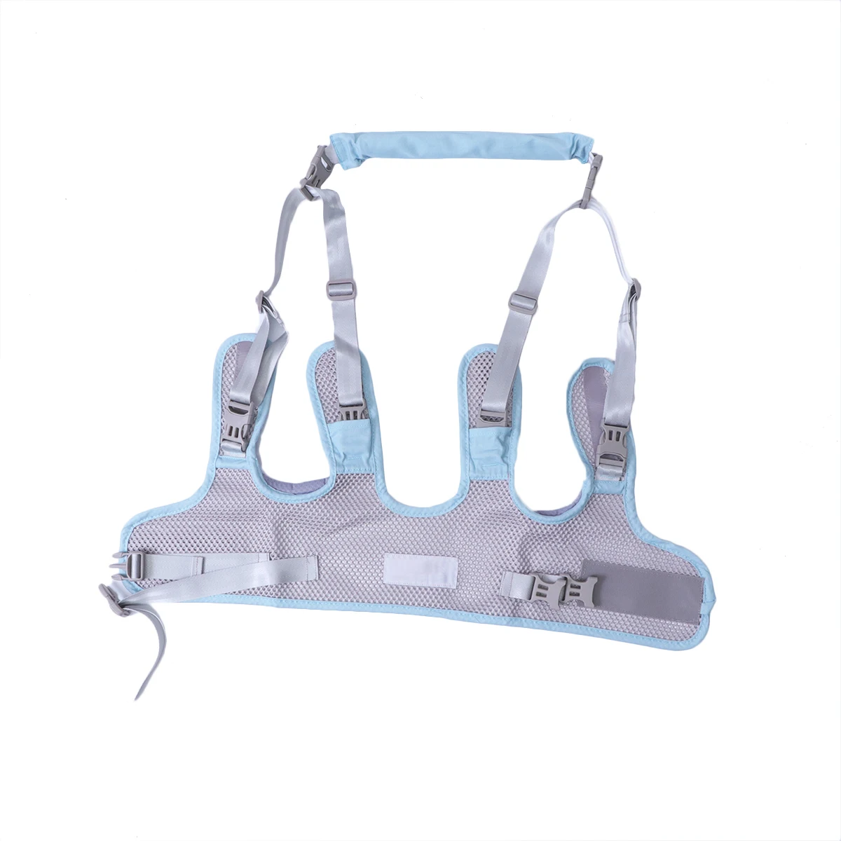 Arnés desmontable para caminar para bebé, cinturón de aprendizaje ajustable para caminar en bebé, color azul cielo, correa transpirable antipérdida, seguridad para caminar para niños pequeños