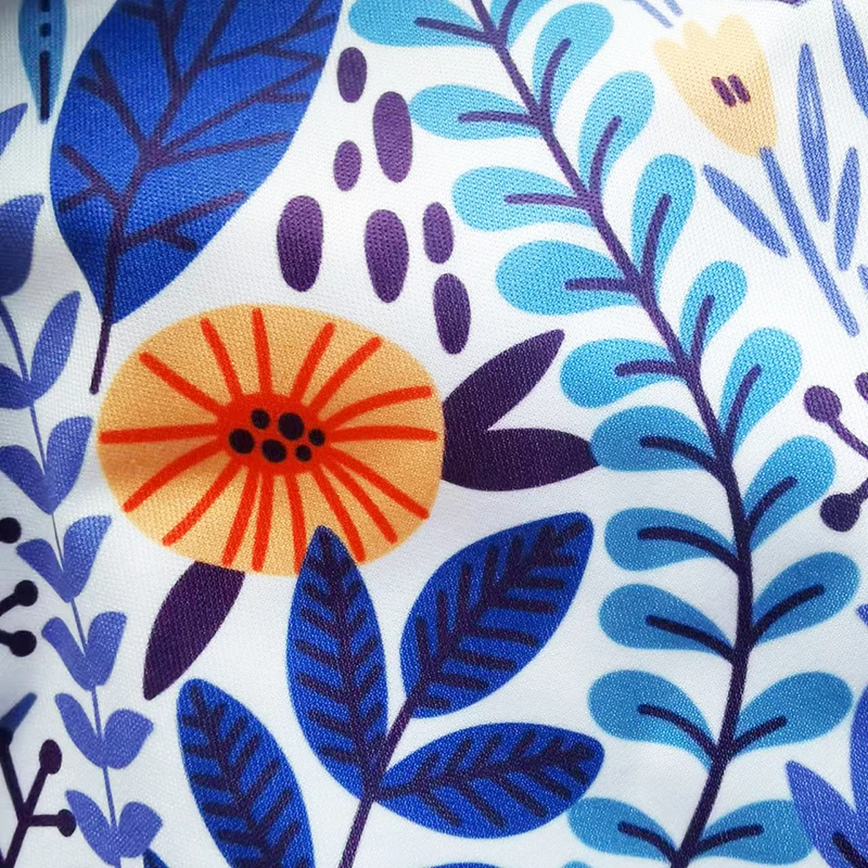 Tela PUL impermeable estampado floral de animales para pañales de bebé