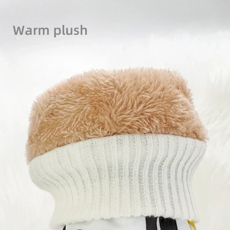 Guantes para niños, guantes de esquí con dibujos animados cálidos, además de terciopelo, guantes de invierno para niños fríos e impermeables, accesorios para niños de 4 a 12 años - imagen 5