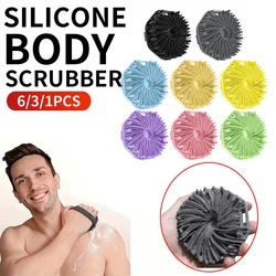 Cepillo de ducha giratorio silicona para bebé – Masaje suave