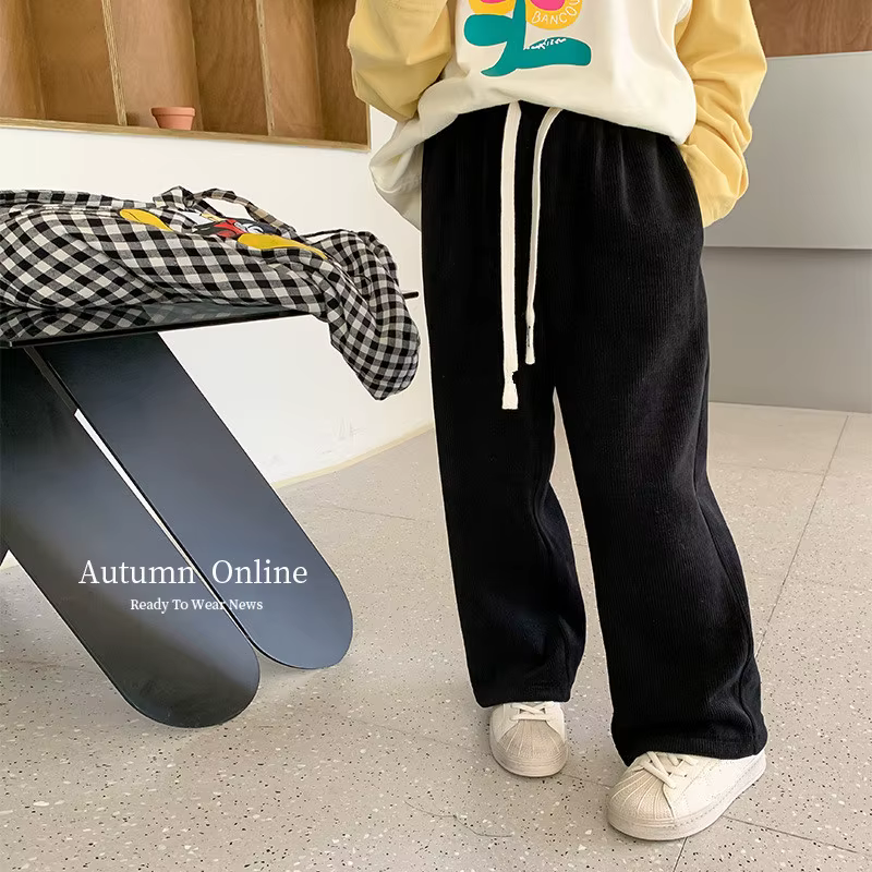 Pantalones de pana ceñidos para niños – Cómodos de otoño - imagen 4