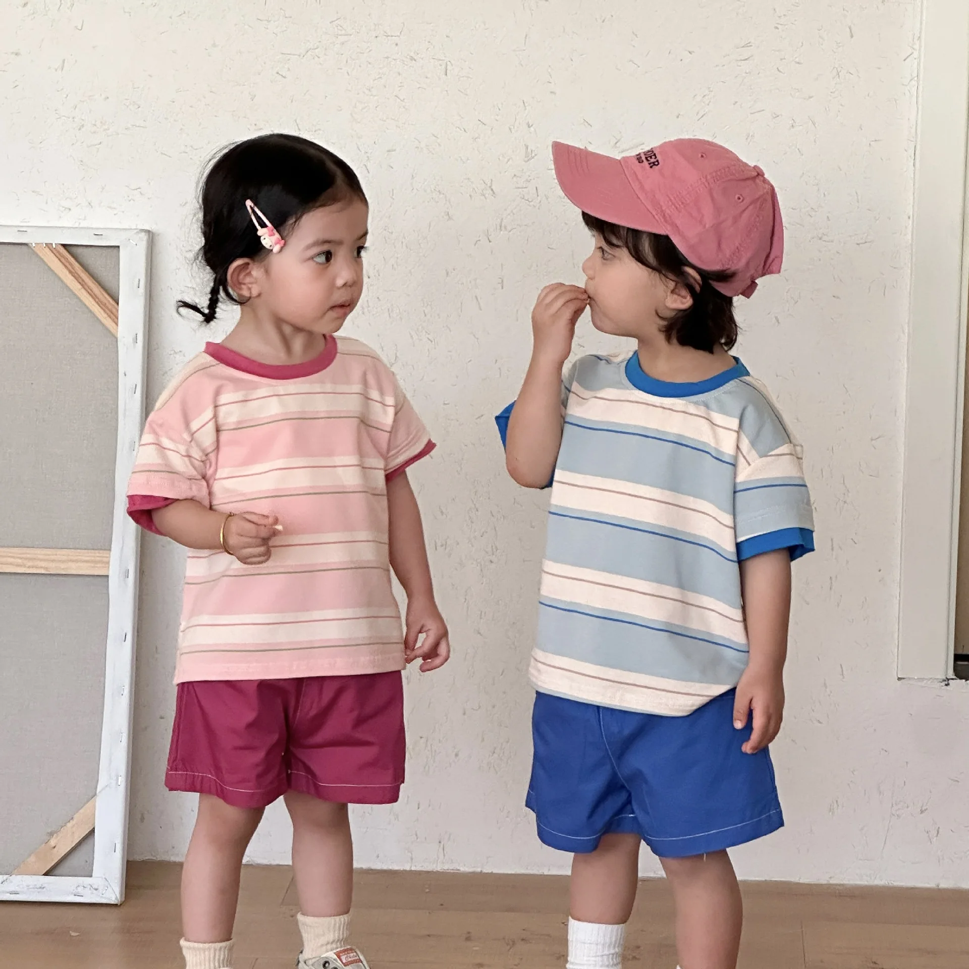 Conjunto Deportivo de Verano 2026 para Niños, Traje Deportivo con Estampado Animal para Hermanos - imagen 3