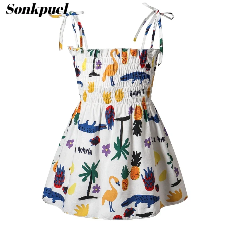 Vestido verano niña – Algodón suave sin mangas - imagen 3