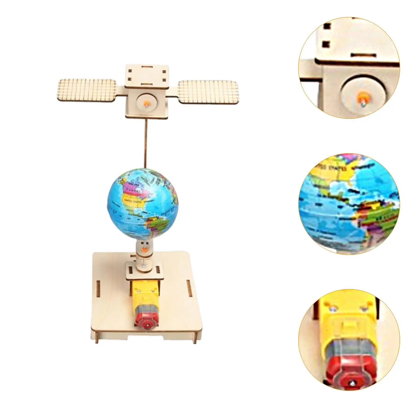 Experimentos científicos DIY, modelo de sistema giratorio, juguete de experimento ensamblado DIY - imagen 5