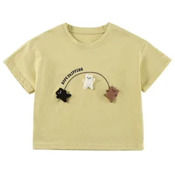 Camiseta manga corta niño con dibujo animado – Algodón verano