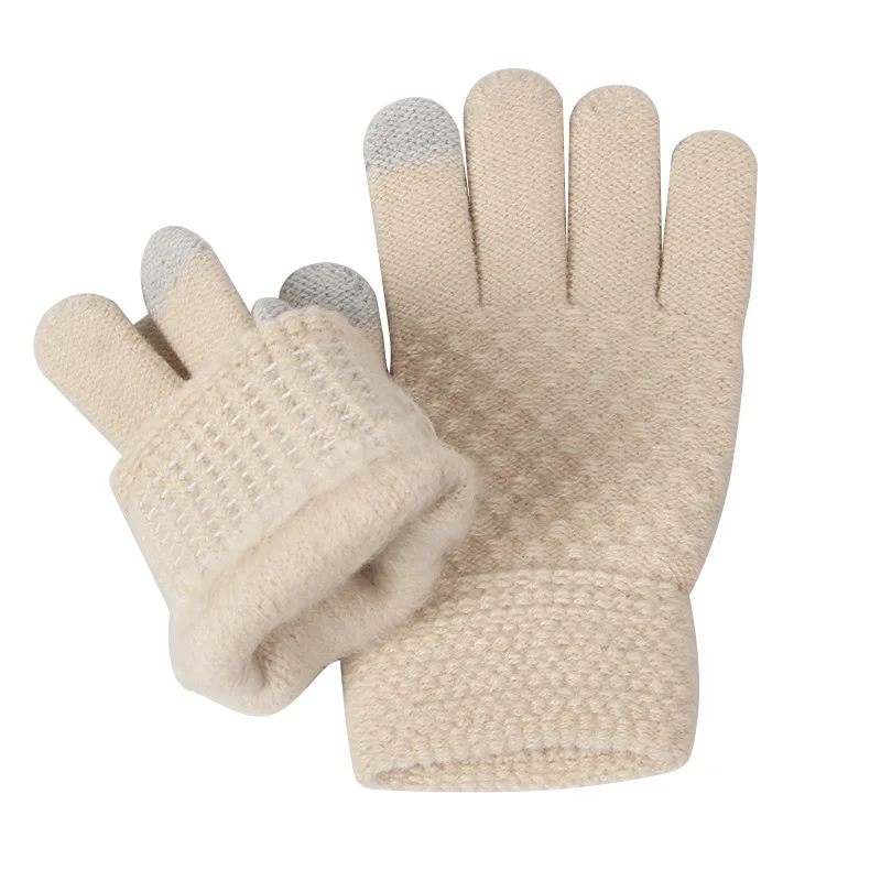Gorro de punto con bufanda y guantes forro polar para niños - imagen 4