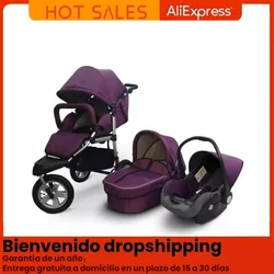 Cochecito jogging 3 en 1 convertible con triciclo infantil para niño