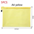 A4 5 PIEZAS AMARILLO