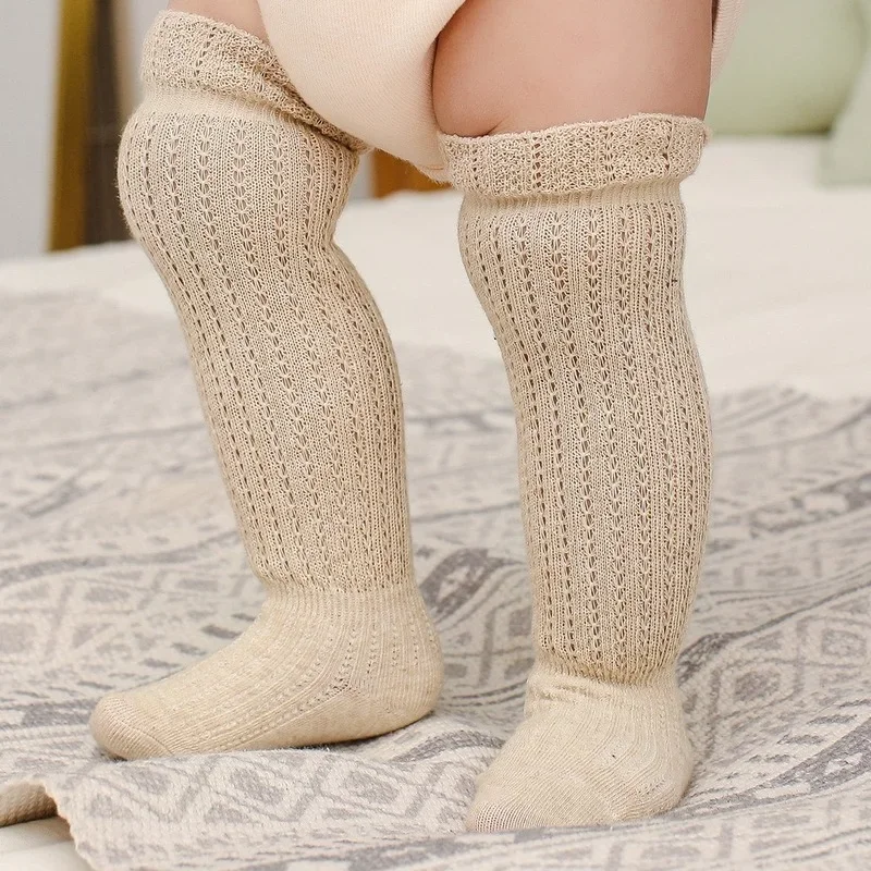 Calcetines bebé algodón sin costuras hasta rodilla suave anti mosquitos - imagen 5