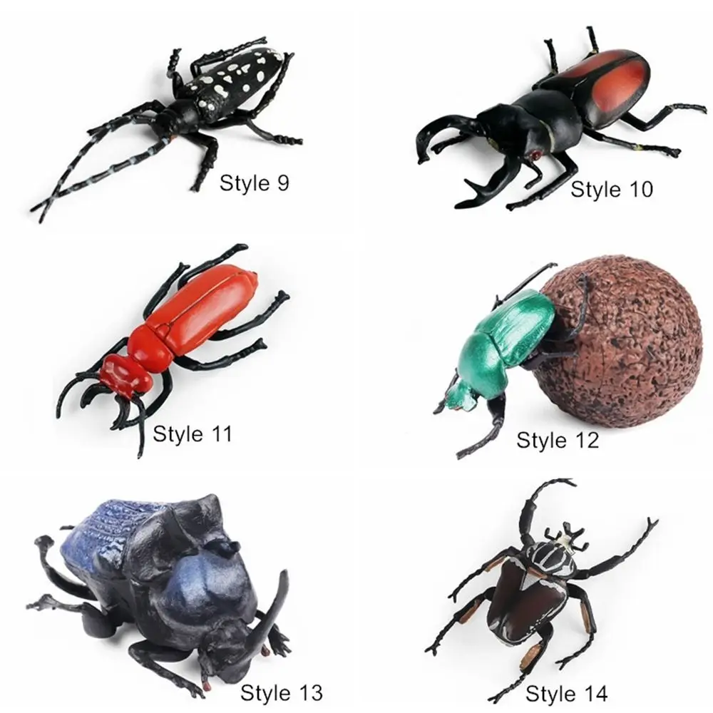 Figuras de insectos realistas – Escarabajo de cuernos largos Dynastes - imagen 4
