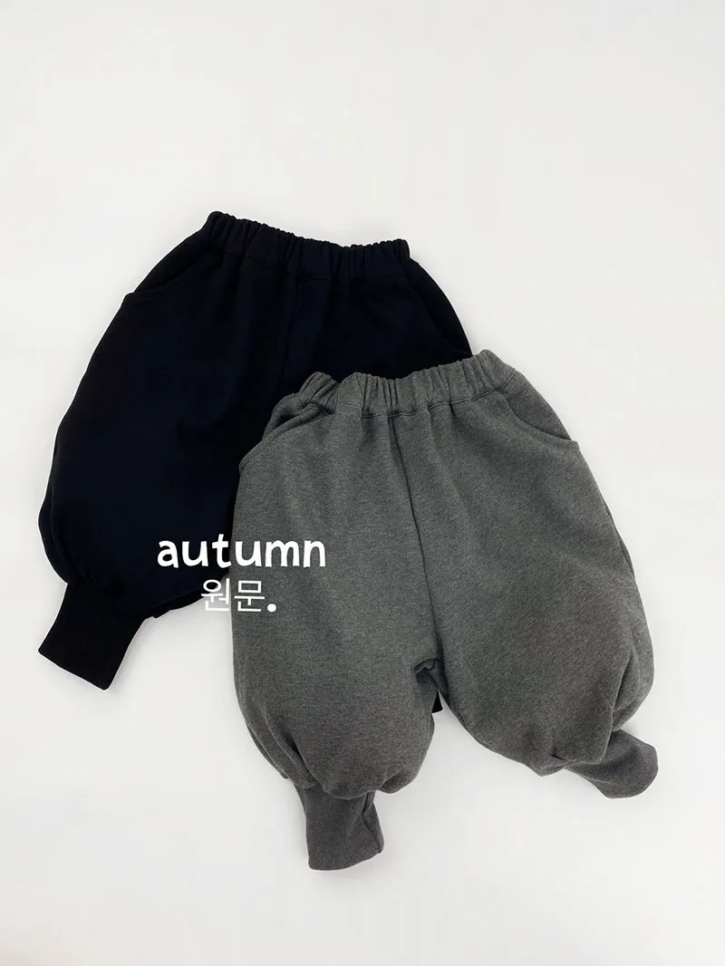MILANCEL, nuevos pantalones de chándal de otoño para niños, 1-6T, Color sólido, pantalones sencillos para correr finos para niños, pantalones sueltos versión coreana para niños - imagen 2