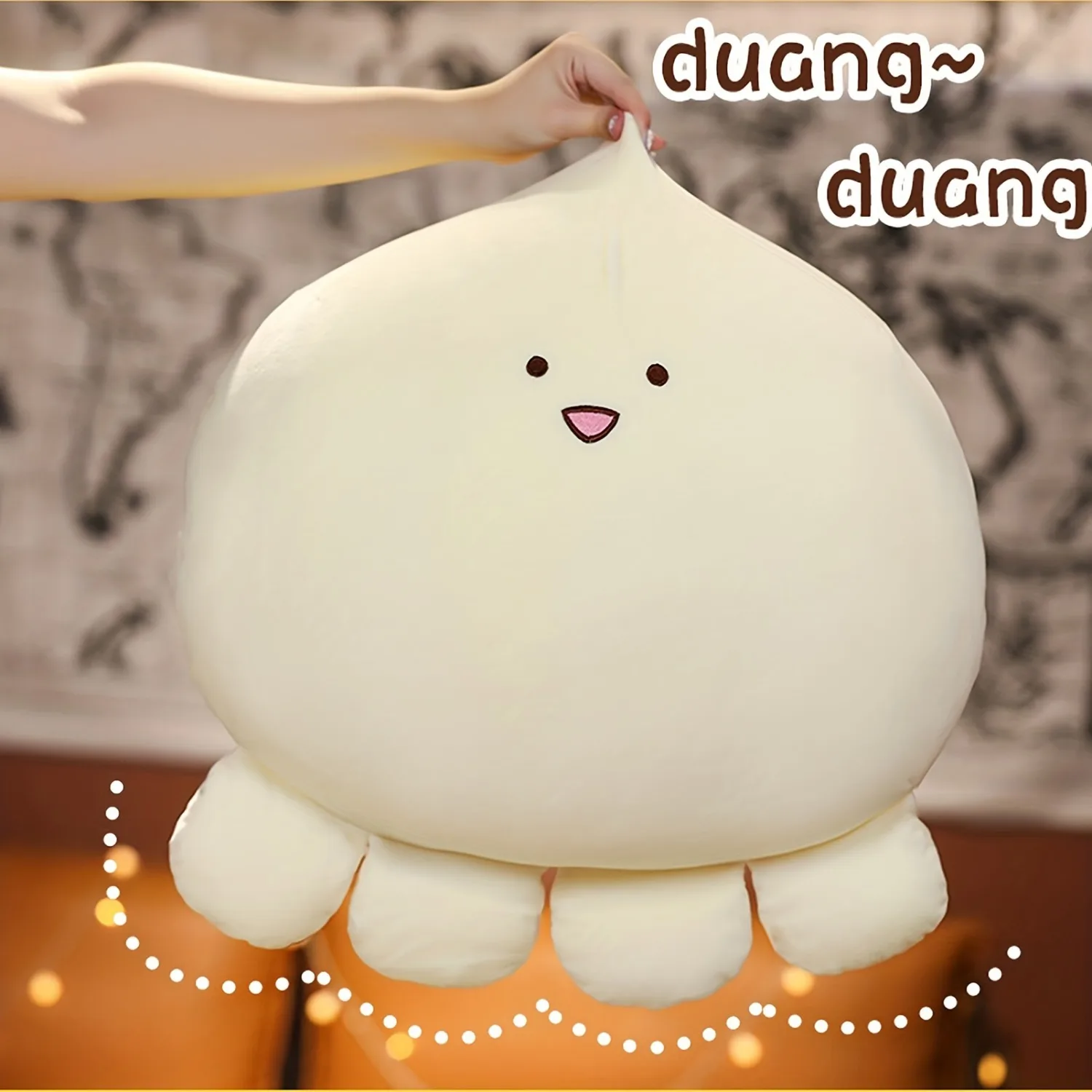 Almohada de pulpo de peluche reconfortante, peluches de animales de peluche, lindo juguete de peluche de pulpo, muñeco de bola suave, juguete de peluche, regalos para niños y niñas - imagen 4