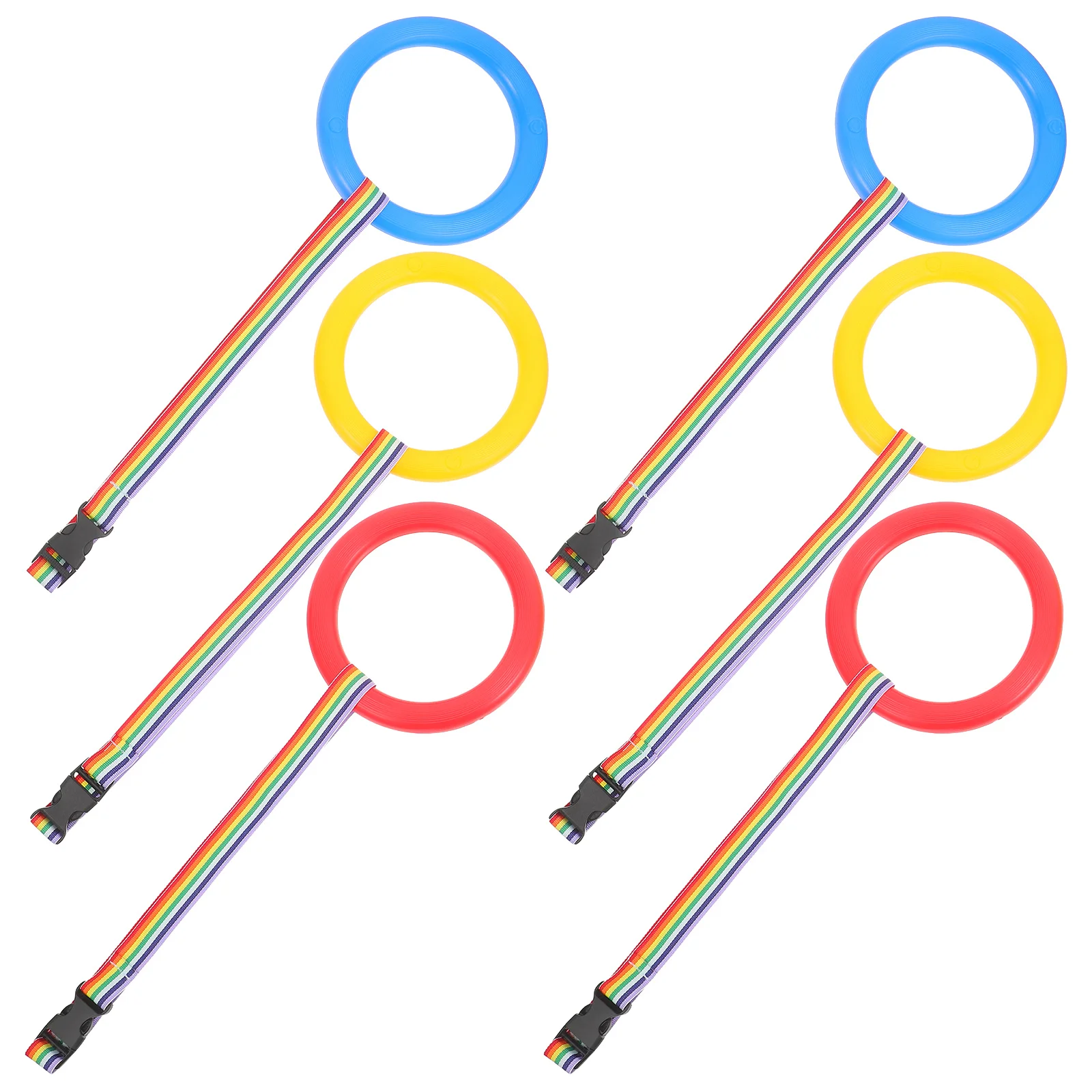 Cuerda para caminar para niños pequeños, cuerda de seguridad antipérdida para gestión de grupos en escuelas, parques, excursiones al aire libre, 6 uds. - imagen 5