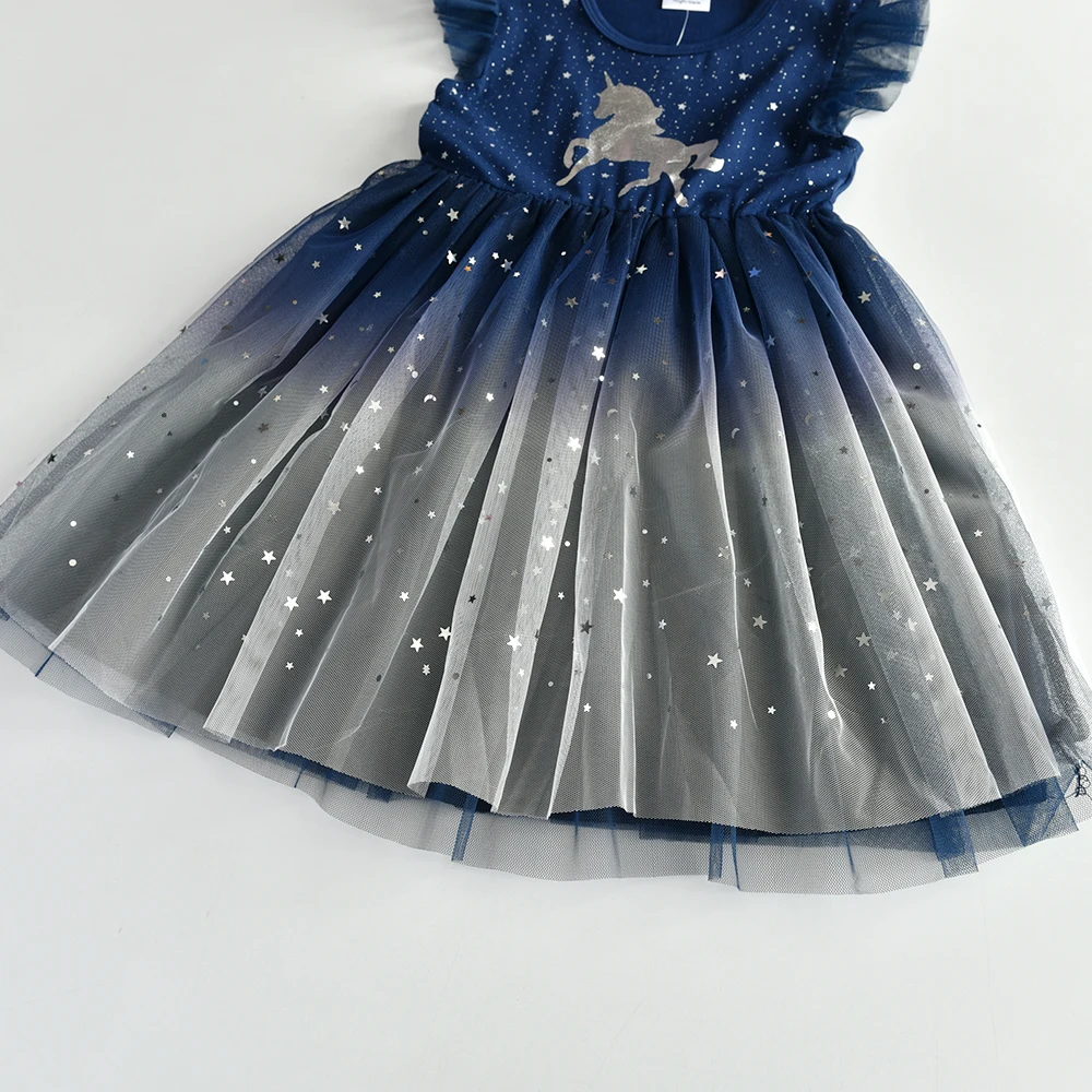Vestido tutú unicornio para niña DXTON – Fiestas y colegio - imagen 3