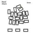 Black-20pcs 4mm