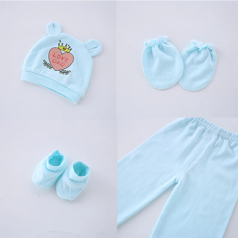Monos y pantalones para recién nacidos, conjuntos de ropa, 10 unids/lote, ropa Unisex de algodón con dibujos animados para bebés y niñas, estampado de amor - imagen 4