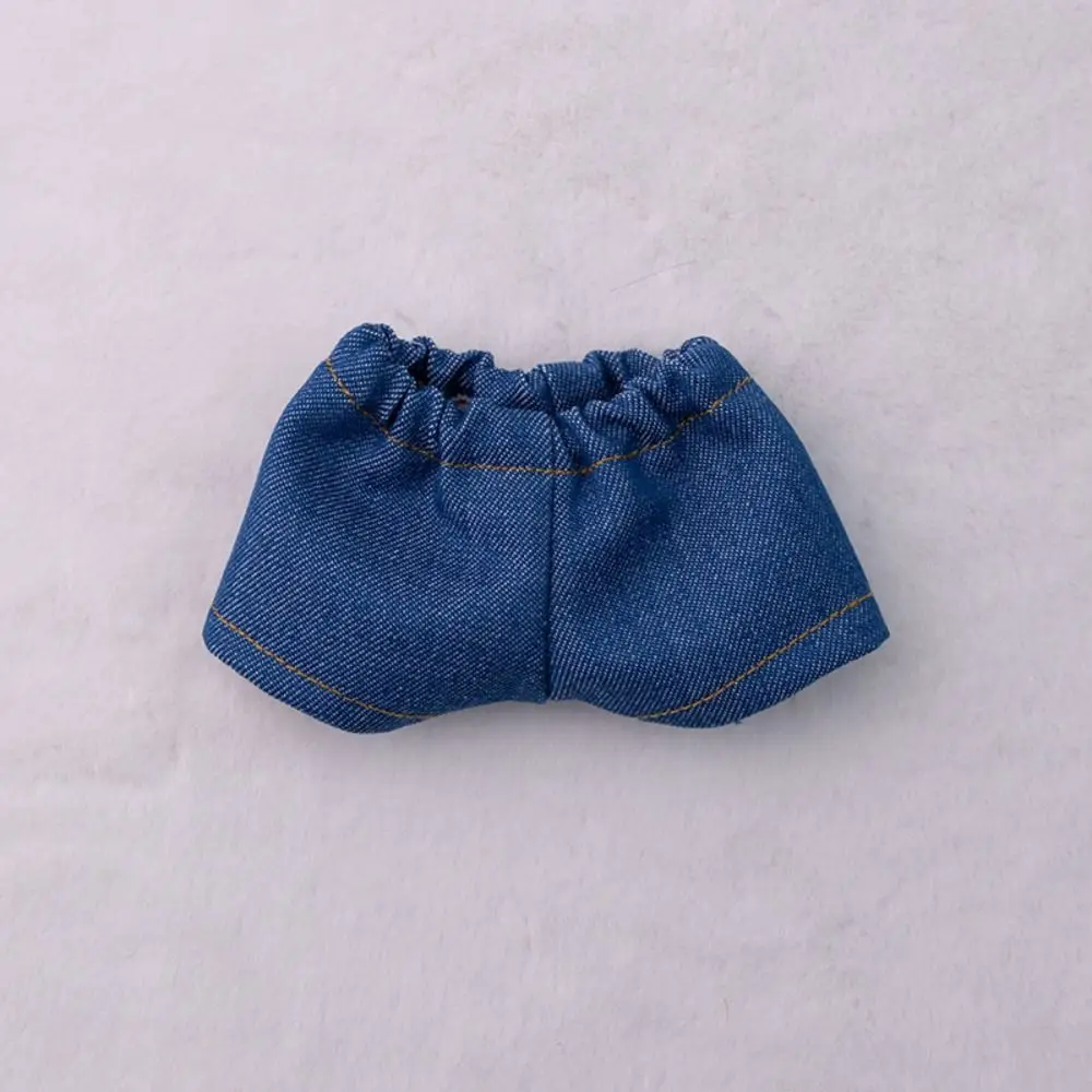 Pantalones de muñeca de 15cm para muñecas Kawaii Labubu Idol, ropa bonita de 17cm, pantalones vaqueros Labubu, ropa de muñeca de peluche, accesorios de atuendo - imagen 5