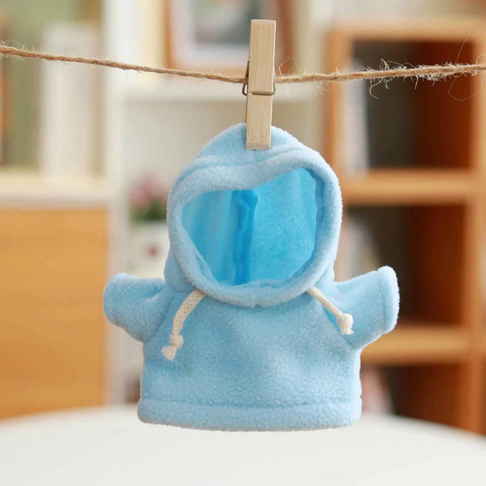 20cm Plush Doll Clothes for Little Girls Cartoon Gifts Stuffed Doll Hoodies