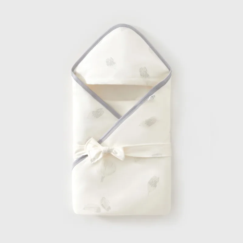 Manta envolvente 100% de algodón para recién nacido, envoltura receptora para entrega en Hospital, bonita simplicidad, tela para envolver al bebé transpirable para todas las estaciones - imagen 5