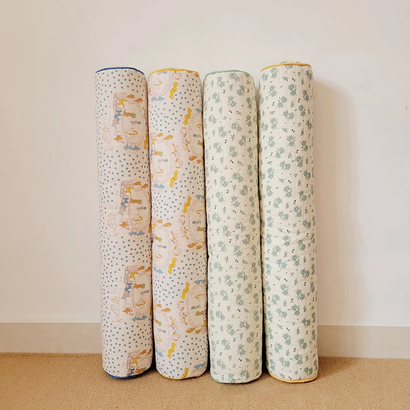 Nueva almohada infantil para bebé, diseño de circo de dibujos animados, patrón de columna de flores fragmentadas, almohada infantil suave y cómoda para dormir - imagen 2