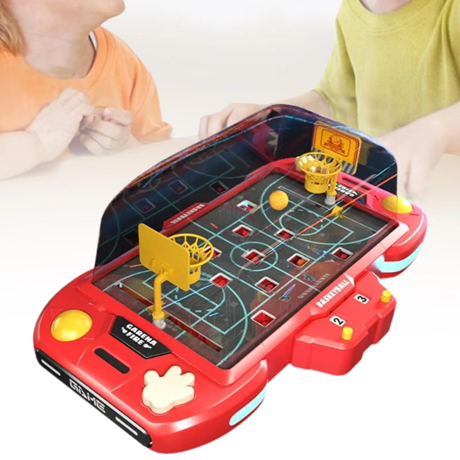 Basket Desktop Game Press and Launch Mechanism for Kids Family Birthday Gift