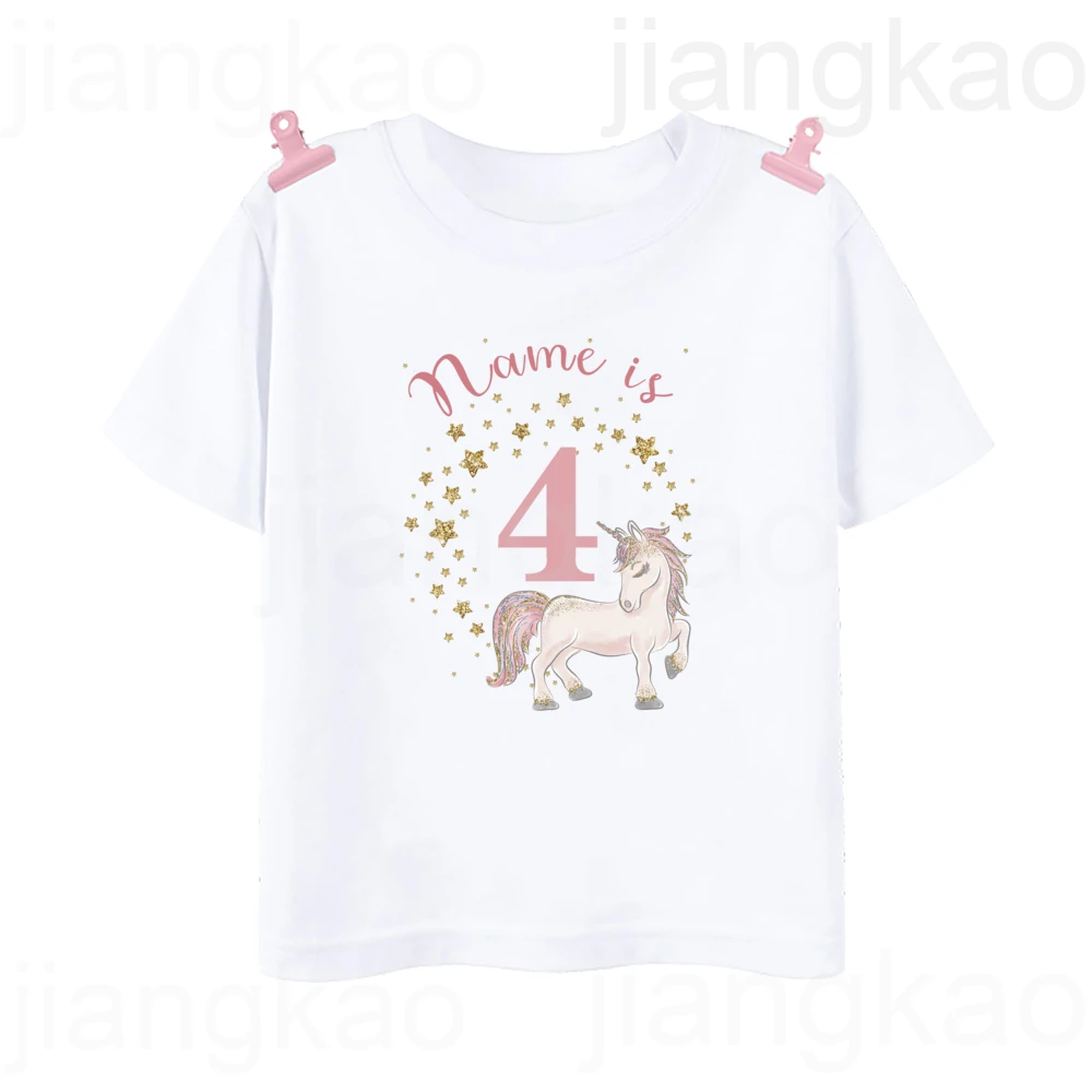 Camiseta unicornio con nombre personalizado para niños - imagen 5
