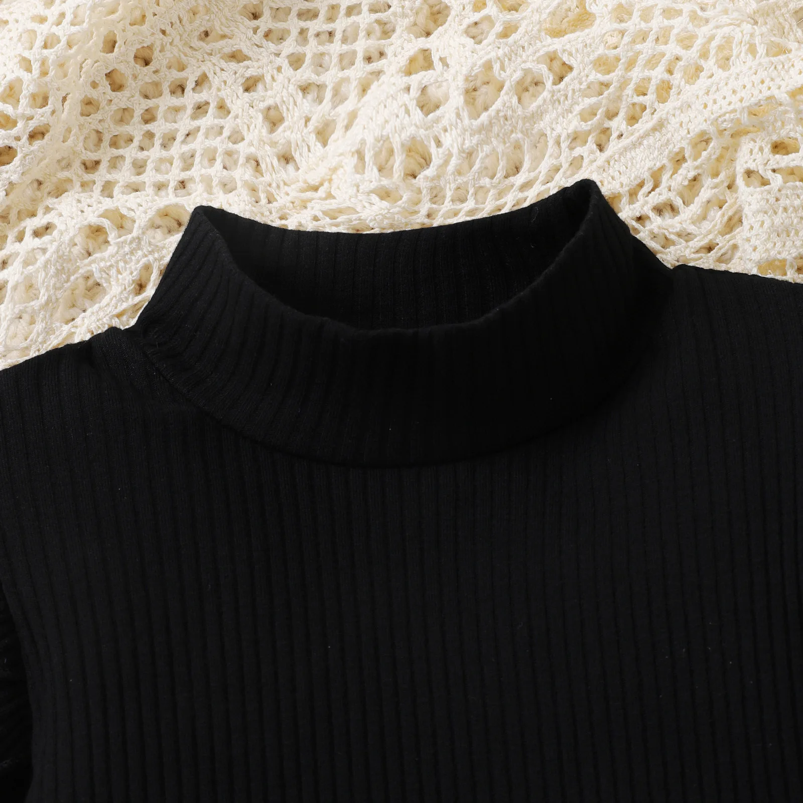 Conjunto de 3 piezas para niña pequeña, Tops de manga larga a la moda, falda a cuadros y cinturón, ropa de Boutique, color negro, primavera y otoño, BC046 - imagen 4