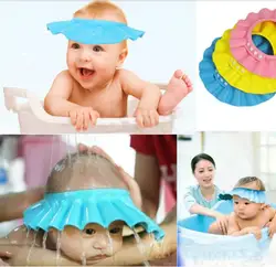 Gorro de ducha impermeable para bebé ajustable y protector