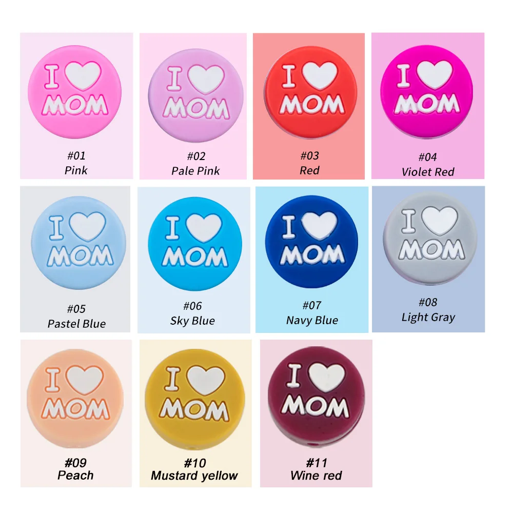10pcs Love Mom Mix