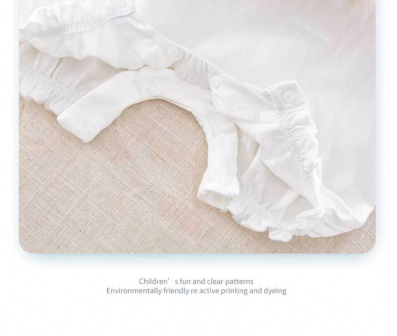 Mono infantil de verano para niños y niñas, mono sin mangas, ropa para niños, pelele bonito de dibujos animados de 1-3-6-9M - imagen 4