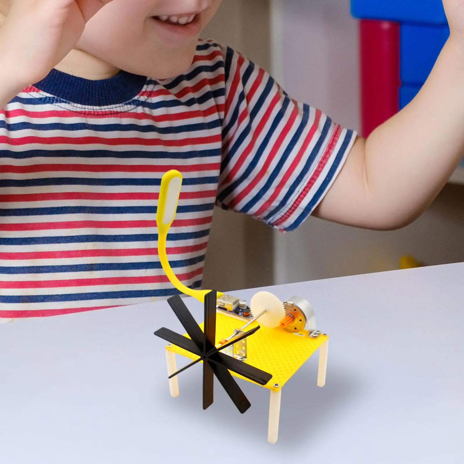 Physical Scientific Experiment Kits Easy to Assemble Kids Project Hydroelectric Generator for Kids Children Ages 4+ Teens Gift