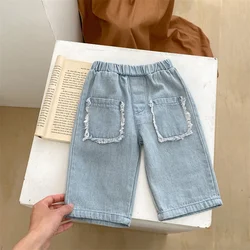 Vaqueros para bebé y niña - Pantalones casuales de primavera