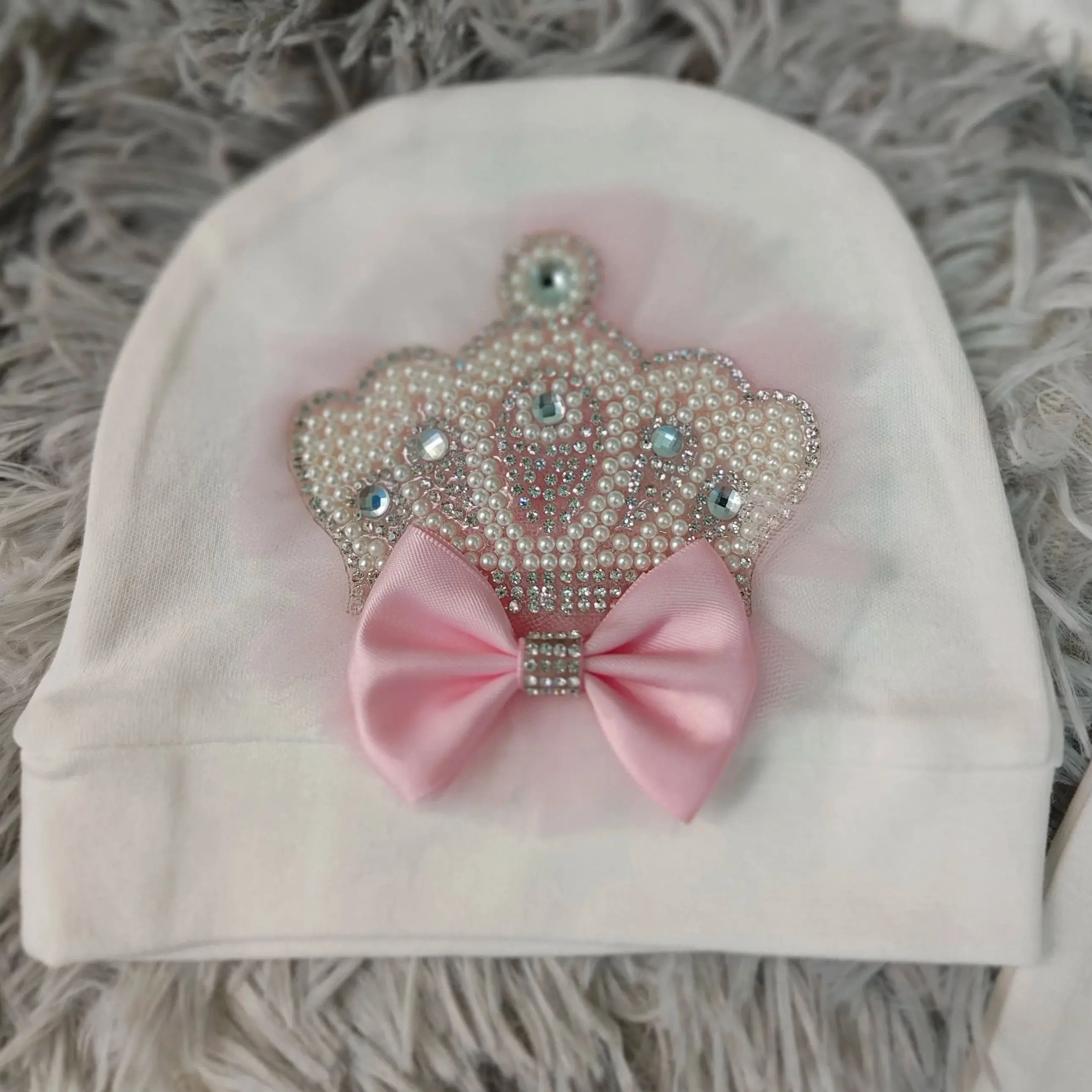 Bienvenido a casa, mameluco para bebé, conjunto de capó con manoplas, traje para guardería de 0 a 1 años, traje de capa de 4 Uds., Parajam de princesa pequeña rosa claro - imagen 5