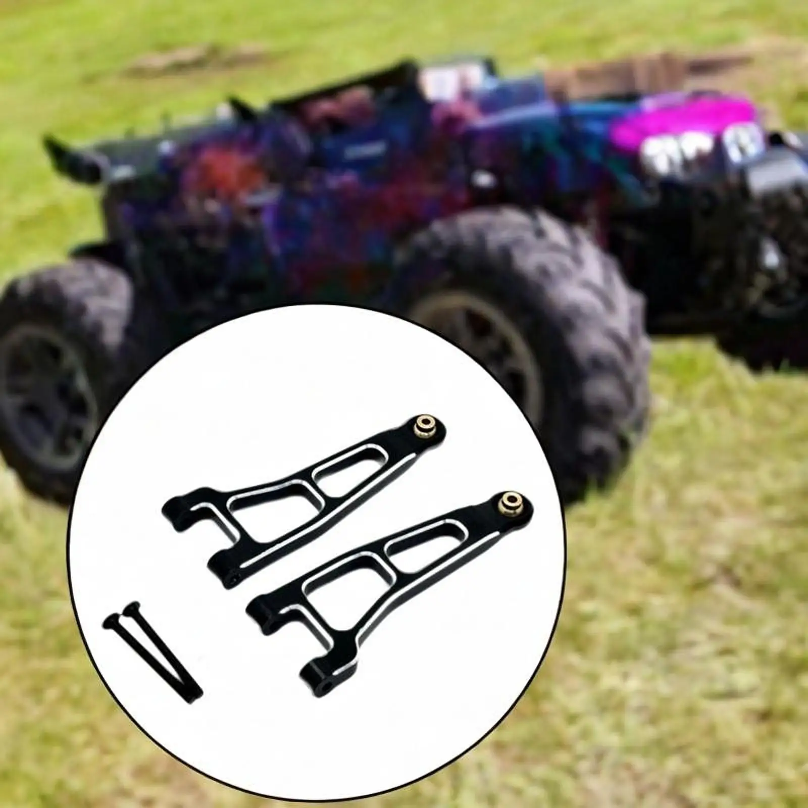 2Pcs 1/12 RC Swing Arm Replacements Modification RC Suspension Arm Aluminum Alloy for UD1201 UD-12Pro Crawler Hobby Car Model