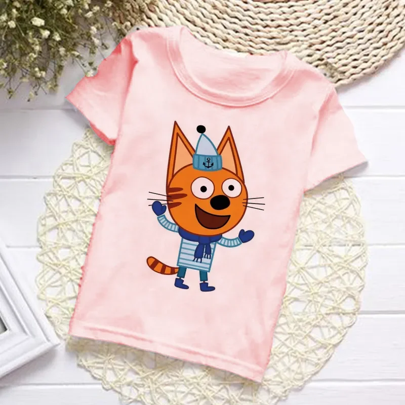 Camiseta Unisex para niños y niñas, camisetas blancas de manga corta, tops de bebé, ropa de moda de verano 2024 - imagen 4