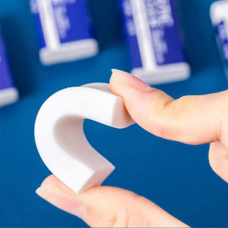 Borrador de lápiz de goma suave 2B, suministros de corrección de pintura para bocetos de arte para estudiantes, papelería de borrador de escritura para exámenes escolares, 6 uds. - imagen 2