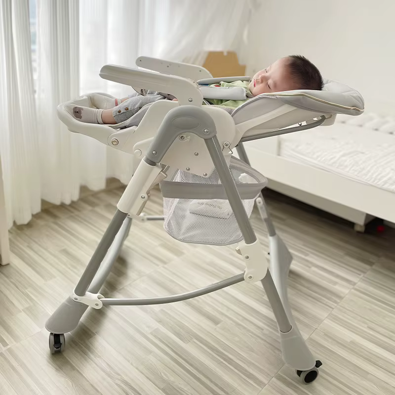 Trona plegable para bebé portátil, lista sin instalación