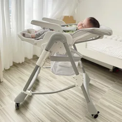 Trona plegable para bebé portátil, lista sin instalación