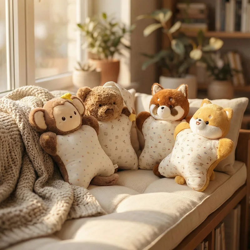 Almohada infantil de peluche suave – Para el descanso de tu bebé - imagen 4