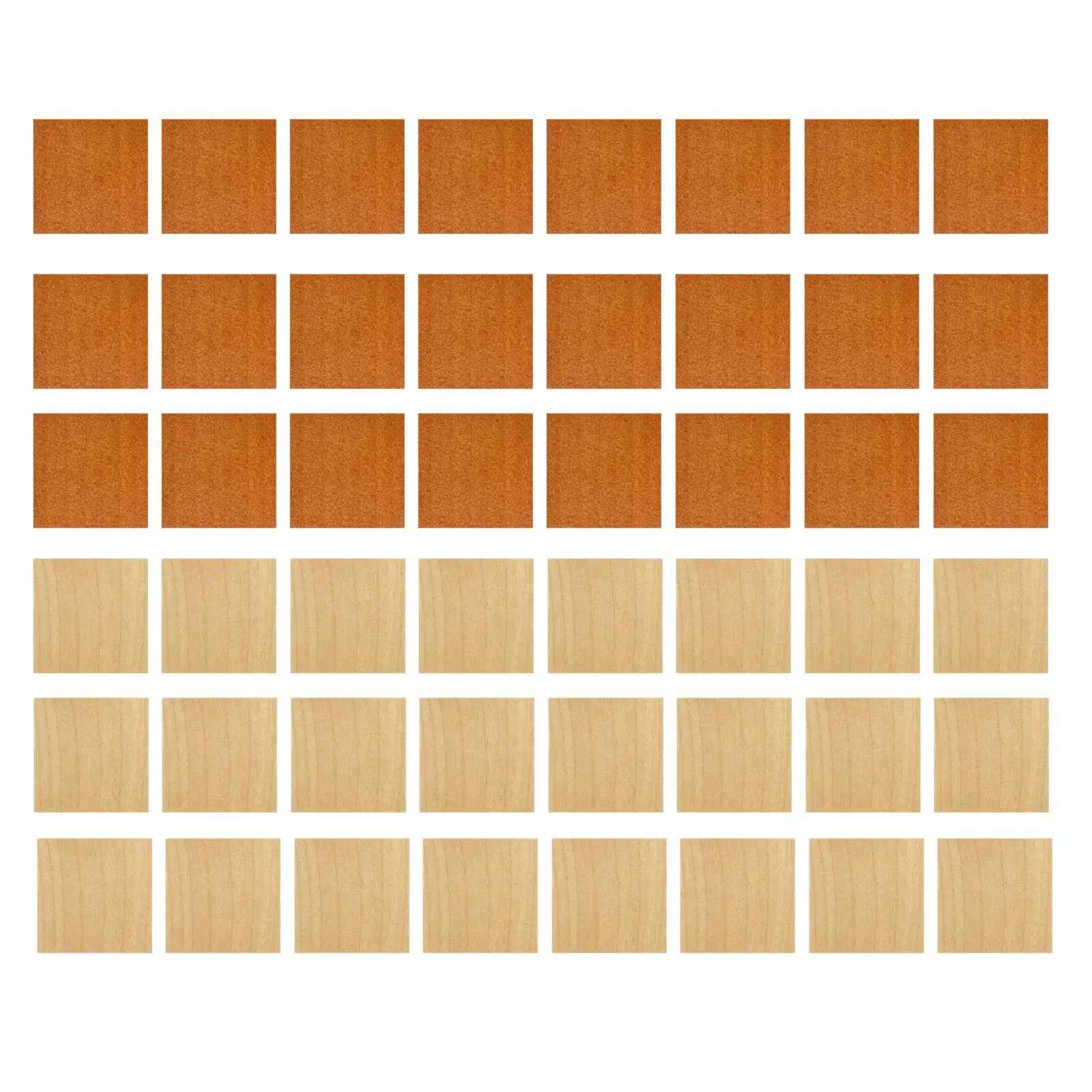 48Pcs 1/12 Scale Dollhouse Flooring Wooden Floor Boards Simulation Life Scene Dollhouse Furniture Decoration Accessory