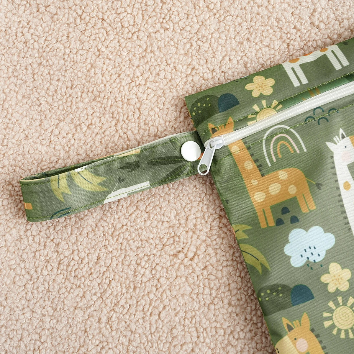 Bolsa de almacenamiento impermeable de diseño pequeño, bolsa seca y húmeda portátil, bolsas de pañales ligeras, 1 ud. - imagen 3