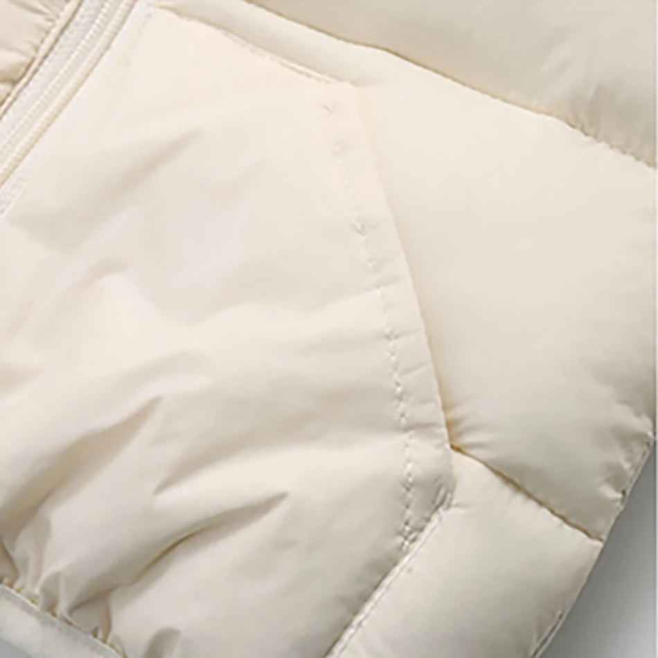 2025 Otoño Invierno nuevos niños ocio chaqueta cálida con capucha para niñas Parka bebés abrigos cálidos cremallera prendas de vestir exteriores ropa para niños - imagen 5