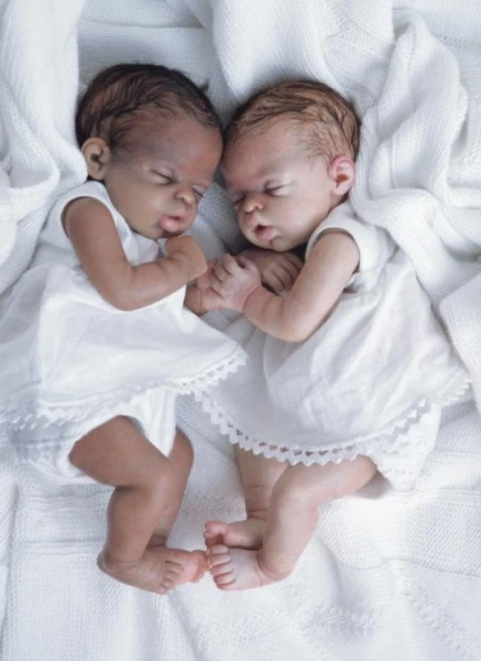 NPK-Kit de piezas de muñeca en blanco DIY sin terminar, Mini muñeca Reborn Katie, prototipos realistas de tacto suave, 10 pulgadas