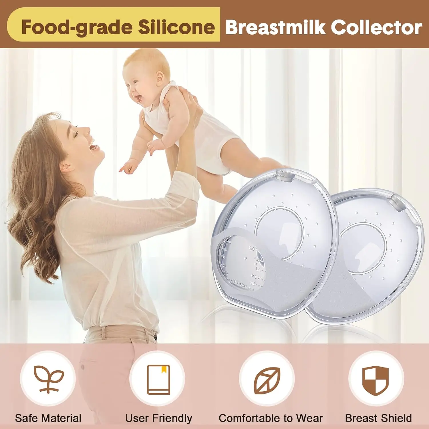 Colector de leche materna con almohadilla de silicona - imagen 2
