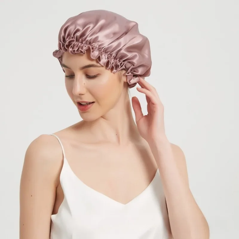 Gorro reversible de seda para dormir – Suave y ajustable - imagen 5