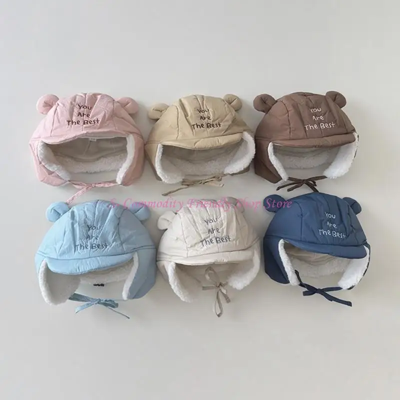 Gorro para clima frío 85AE para niños pequeños, gorro ventilado Rapiddry Substance con doble forro gorro calentador - imagen 3