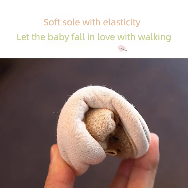 IMBABY Zapatillas de deporte con calcetines para bebés de 6 a 12 meses: primeros caminantes transpirables y antideslizantes con puño elástico y suela suave para bebés antes de caminar - imagen 5