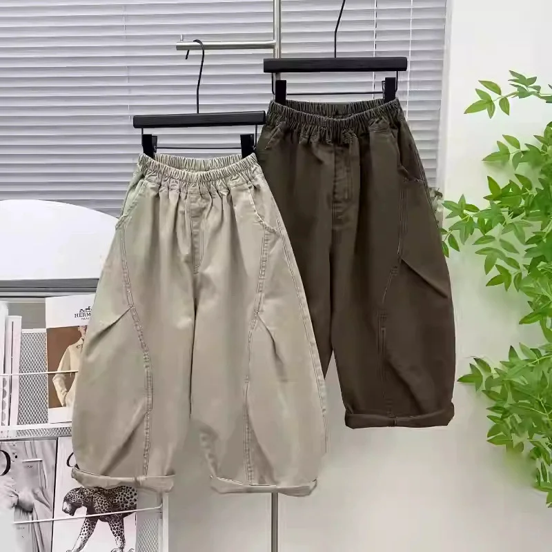 Pantalones casuales anchos para niños – Estilo moderno